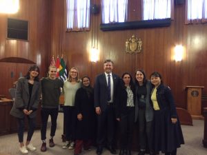 UBC Students visit City Hall to meet with Vancouver Mayor