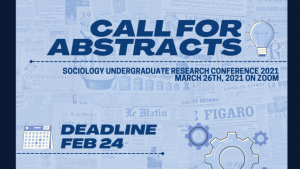 Call for Abstracts is Open for UBC Sociology Undergraduate Research Conference 2021