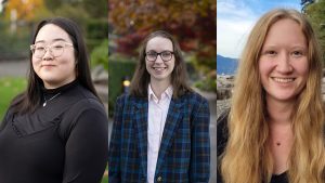 MA students Caitlin Chong, Matja-Leena Corbett, and Kailey Peckford awarded SSHRC funding